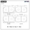 ADVICS SN128P Дисковые тормозные колодки ADVICS