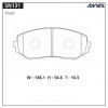 ADVICS SN131 ДИСКОВЫЕ ТОРМОЗНЫЕ КОЛОДКИ