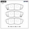 ADVICS SN146P Дисковые тормозные колодки ADVICS