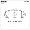 ADVICS SN147 Дисковые тормозные колодки ADVICS