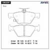 ADVICS SN220P Дисковые тормозные колодки ADVICS