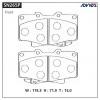 ADVICS SN265P ДИСКОВЫЕ ТОРМОЗНЫЕ КОЛОДКИ