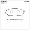 ADVICS SN296 (SUMITOMO-ЯП.) КОЛОДКИ ТОРМОЗНЫЕ