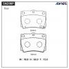 ADVICS SN298P (SUMITOMO-ЯП.) КОЛОДКИ ТОРМОЗНЫЕ