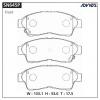 ADVICS SN645P (SUMITOMO-ЯП.) КОЛОДКИ ТОРМОЗНЫЕ