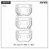 ADVICS SN797P ДИСКОВЫЕ ТОРМОЗНЫЕ КОЛОДКИ