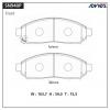 ADVICS SN940P (SUMITOMO-ЯП.) КОЛОДКИ ТОРМОЗНЫЕ