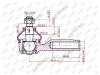 KATSURO KAT09086NIS Наконечник рулевой тяги NISSAN ALMERA Classic (B10)