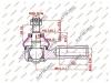 KATSURO KAT09126TOY Наконечник рулевой тяги TOYOTA
