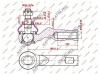 KATSURO KAT09155TOY Наконечник рулевой тяги TOYOTA