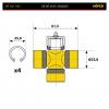 HOFER HF101333 Крестовина 2105 HOFER усиленная HF 101 333