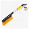 HOFER HF920018 Щетка для снега со скребком телескопич.  75-94 см расщепл. щетина 5 рядов, усил. ручка d=22/28 Hofer