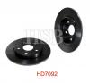 HSB HD7092 Диск тормозной задн. TOYOTA AURIS 1.3-2.2D 07-, COROLLA 1.4D-2.0D, 01.07-