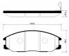 HSB HP0015 Колодки тормозные дисковые HYUNDAI: GRANDEURXG 3.0