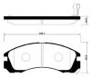 HSB HP0025 Колодки тормозные дисковые передн MITSUBISHI: OUTLANDER 03-06, DIAMANTE 97-04, SPACE WAGON 98-03, ECLIPSE 91-95, PAJERO, MONTERO 90-00