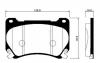 HSB HP0034 Колодки тормозные дисковые передн HYUNDAI: EQUUS 04-