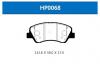 HSB HP0068 Колодки тормозные HYUNDAI/KIA SOLARIS/RIO 17- пере