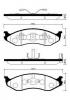 HSB HP1011 Колодки тормозные дисковые передн JEEP: CHEROKEE 90-01, GRAND CHEROKEE 91-99, WRANGLER 90-01 / KIA: CARNIVAL 98-01