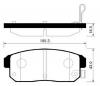 HSB HP3003 Колодки тормозные дисковые задн MAZDA: RX 8 03-09 / INFINITI: G20 01-02, I35 02-04 / NISSAN: MAXIMA 01-03, SENTRA 02-06 / SUZUKI: IGNIS 00-03