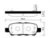 HSB HP3007 Колодки тормозные дисковые задн INFINITI: FX 35, FX45 03-08 / NISSAN: MURANO 03-08, QUEST 05-05, ALTIMA 02-06, MAXIMA 04-08