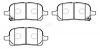 HSB HP5005 Колодки тормозные дисковые передн LEXUS: ES300 96-02, RX300 99-02 / TOYOTA: AVALON 98-05, CAMRY 96-01, PREVIA 00-, SOLARA 99-03