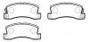 HSB HP5008 Колодки тормозные дисковые задн TOYOTA: COROLLA 84-02, CAMRI 91-01, CELICA 89-99