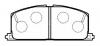 HSB HP5020 Колодки тормозные дисковые передн TOYOTA: CAMRY 82-88, CARINA 83-93, CELICA 89-91, COROLLA 83-97, STARET 89-99
