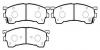 HSB HP5026 Колодки тормозные дисковые передн FORD: LAZER 99-01, PROBE 93-98 / MAZDA: 323 F 98-04, 626 91-02, MX-6 91-97, PREMACY 99-05, XEDOS 6 92-94