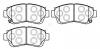 HSB HP5034 Колодки тормозные дисковые передн LEXUS: ES300 89-97, LS400 89-94 / TOYOTA: CAMRY 91-96, CELICA 93-99, SIENNA 98-03