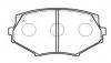 HSB HP5075 Колодки тормозные дисковые MAZDA: