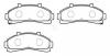 HSB HP5076 Колодки тормозные дисковые FORD: TRUCK 02-95 MAZDA: TRUCK 02-95 MERCURY: TRUCK