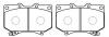 HSB HP5087 Колодки тормозные дисковые TOYOTA: Sequoia 01-