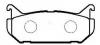 HSB HP5125 Колодки тормозные дисковые MAZDA: 626, MX-6 93- / FORD: Probe 94-