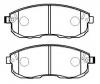 HSB HP5126 Колодки тормозные дисковые передн NISSAN: MAXIMA 95- / MITSUBISHI: L200 96-