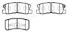 HSB HP5139 Колодки тормозные дисковые задн MITSUBISHI: PAJERO, MONTERA 00-, GRANDIS 04-