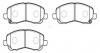 HSB HP5158 Колодки тормозные дисковые передн MITSUBISHI: LANCER VIII 03-, IX 08-, SPACE RUNNER 00-, ASX 10-