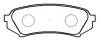 HSB HP5199 Колодки тормозные дисковые TOYOTA: LAND CRUISER (UZJ100) 98.1- / LEXUS: LX470 (UZJ100) 98.1-