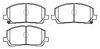 HSB HP5202 Колодки тормозные дисковые передн LEXUS: RX 00-03 / TOYOTA: HIGHLANDER 03-07