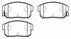 HSB HP5203 Колодки тормозные дисковые NISSAN: Primera 01.1-