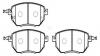 HSB HP5206 Колодки тормозные дисковые передн INFINITI: FX35 03-05, NISSAN: MURANO 03-07
