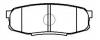 HSB HP5214 Колодки тормозные дисковые LEXUS: LX570 / Toyota: Land Cruiser, Sequoia, Tundra
