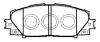 HSB HP5245 Колодки тормозные дисковые передн TOYOTA: YARIS 05- (-ABS, +ESP), ALLION 1.5 07-, BELTA 1.0, 1.5 05-, VITZ 1.0 VVTi 05-