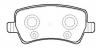 HSB HP5257 Колодки тормозные дисковые задн задн FORD: GALAXY 06 -, MONDEO IV 07 -, MONDEO IV Turnier 07 -, S-MAX 06 - / VOLVO: S80 II 06 -, V70 II универсал 00 -