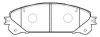 HSB HP5264 Колодки тормозные дисковые передн LEXUS: RX 10- / TOYOTA: HIGHLANDER 08-, SIENNA 10-