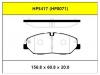 HSB HP5417 Колодки тормозные дисковые