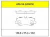 HSB HP5418 Колодки торм.зад.