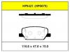 HSB HP5421 Колодки торм.зад.