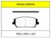 HSB HP5422 HP5422_Колодки тормозные дисковые передние HYUNDAI PALISADE 18-