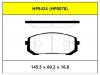 HSB HP5424 Колодки тормозные дисковые