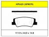 HSB HP5425 Колодки тормозные дисковые